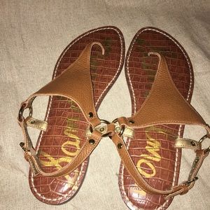 Sam Edelman Greta Tumbled Leather sandal